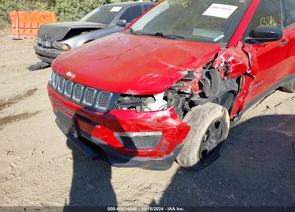 2018 JEEP COMPASS SPORT 4X4 VIN: 3C4NJDAB6JT146756