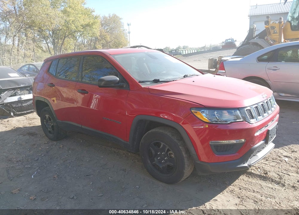 2018 JEEP COMPASS SPORT 4X4 VIN: 3C4NJDAB6JT146756
