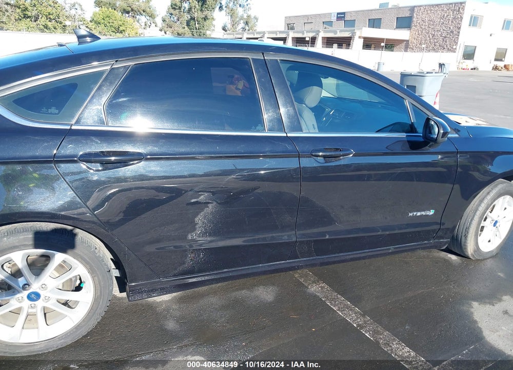 2019 FORD FUSION HYBRID SE VIN: 3FA6P0LU6KR256494