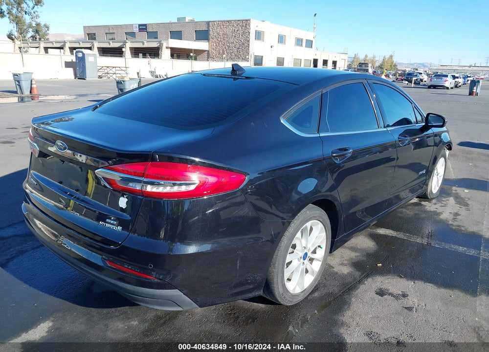 2019 FORD FUSION HYBRID SE VIN: 3FA6P0LU6KR256494