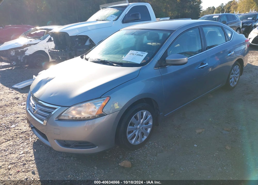 2013 NISSAN SENTRA SV VIN: 3N1AB7APXDL727483