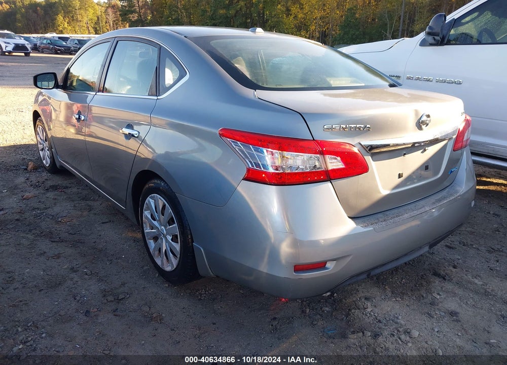 2013 NISSAN SENTRA SV VIN: 3N1AB7APXDL727483