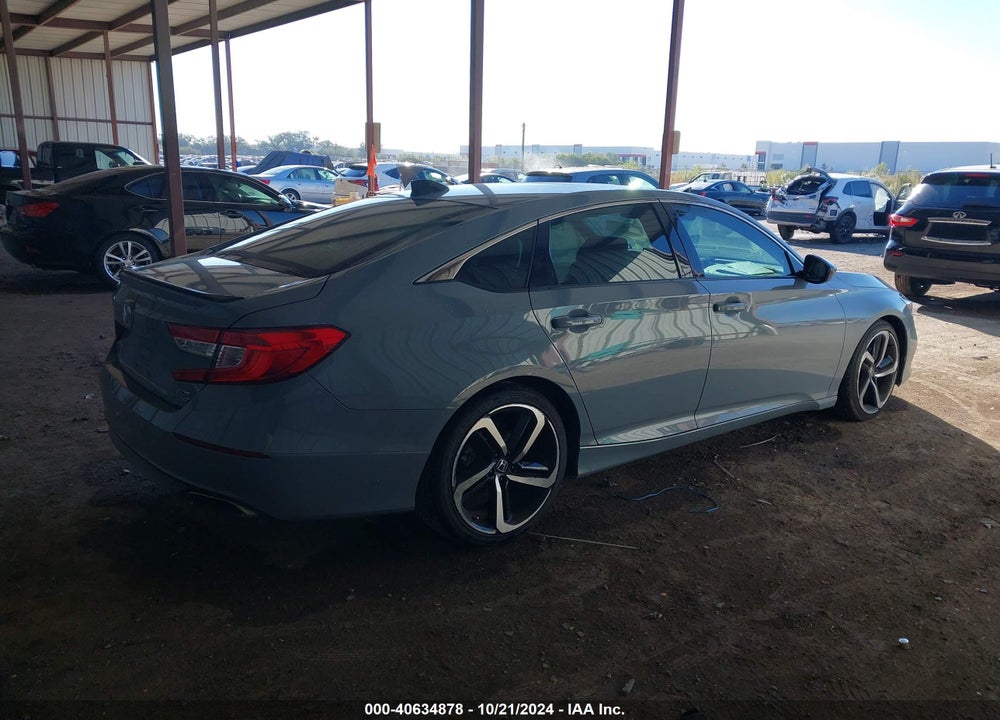 2021 HONDA ACCORD SPORT 2.0T VIN: 1HGCV2F3XMA014100
