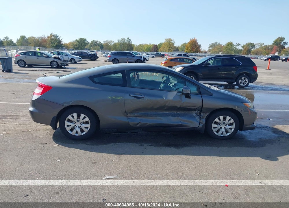 2012 HONDA CIVIC LX VIN: 2HGFG3A51CH506178