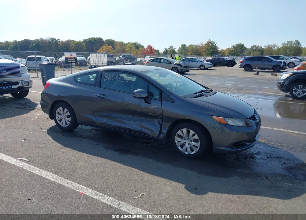 2012 HONDA CIVIC LX VIN: 2HGFG3A51CH506178