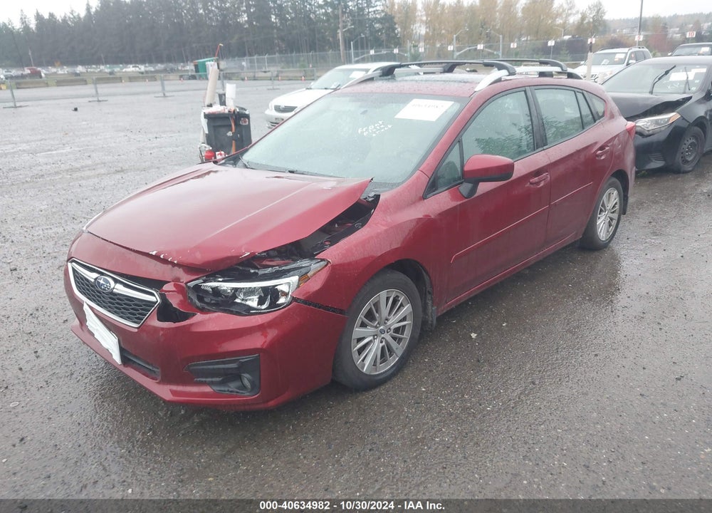 2017 SUBARU IMPREZA 2.0I PREMIUM VIN: 4S3GTAD68H3734566