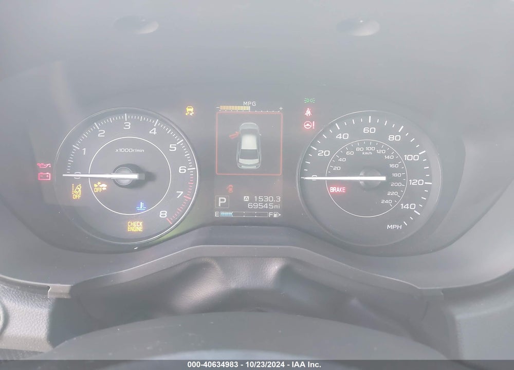 2020 SUBARU IMPREZA VIN: 4S3GKAB67L3615485