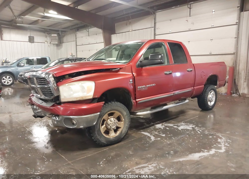 2006 DODGE RAM 2500 SLT/TRX4 OFF ROAD/SPORT/POWER WAGON VIN: 3D7KS28C06G246991