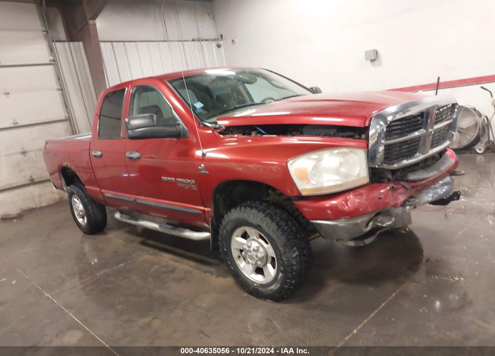 2006 DODGE RAM 2500 SLT/TRX4 OFF ROAD/SPORT/POWER WAGON VIN: 3D7KS28C06G246991