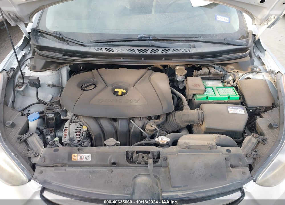 2012 HYUNDAI ELANTRA LIMITED (ULSAN PLANT) VIN: KMHDH4AE6CU224636