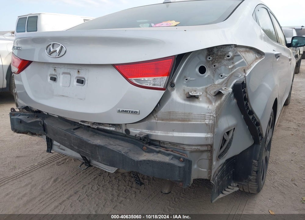 2012 HYUNDAI ELANTRA LIMITED (ULSAN PLANT) VIN: KMHDH4AE6CU224636