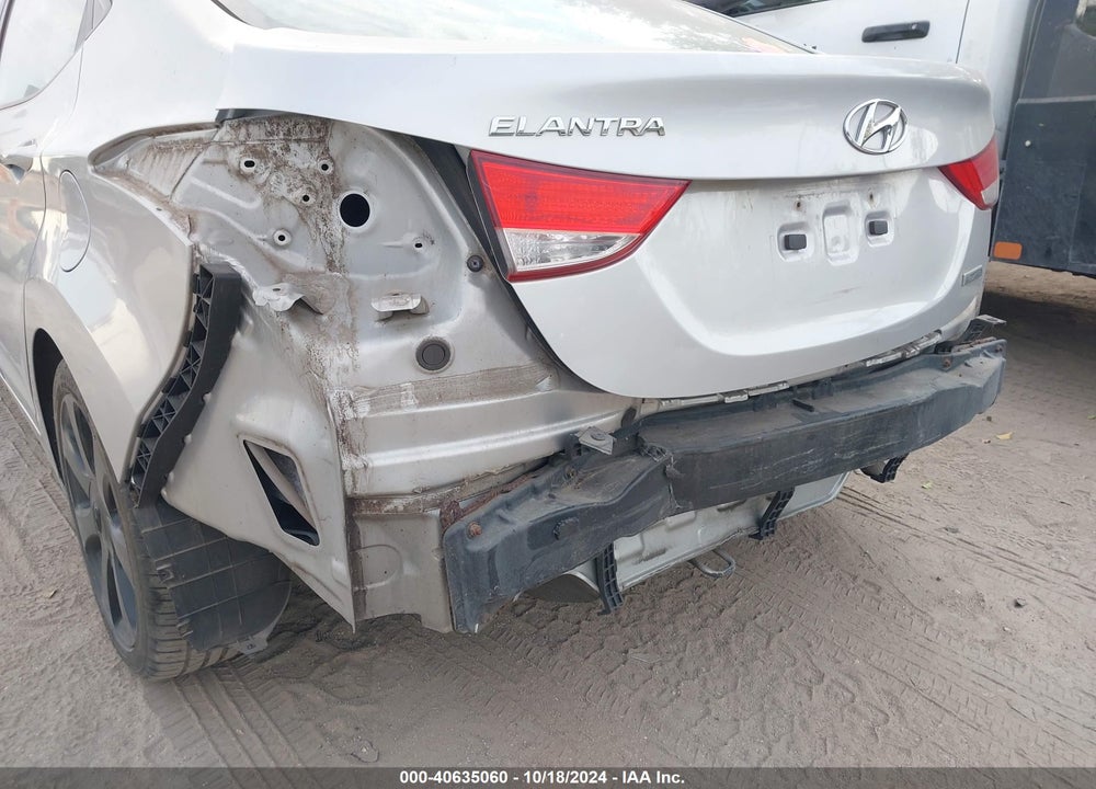 2012 HYUNDAI ELANTRA LIMITED (ULSAN PLANT) VIN: KMHDH4AE6CU224636