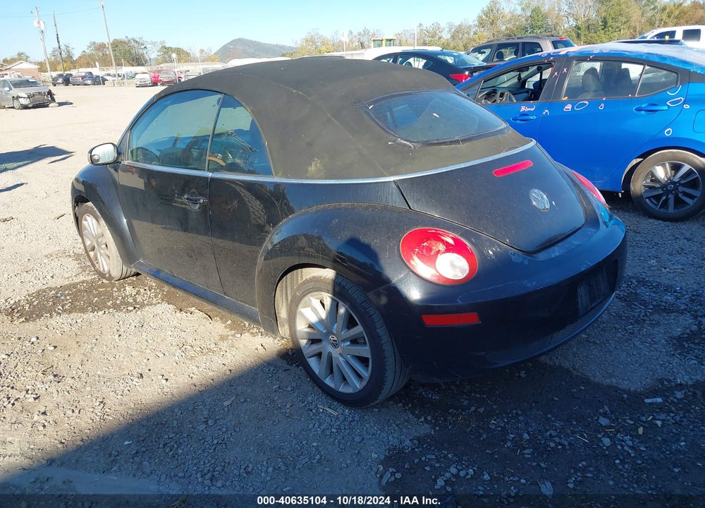 2008 VOLKSWAGEN NEW BEETLE SE VIN: 3VWRF31YX8M409916