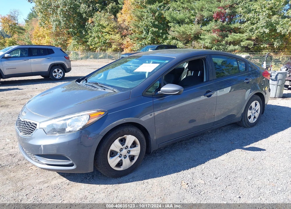 2016 KIA FORTE LX VIN: KNAFK4A61G5571084