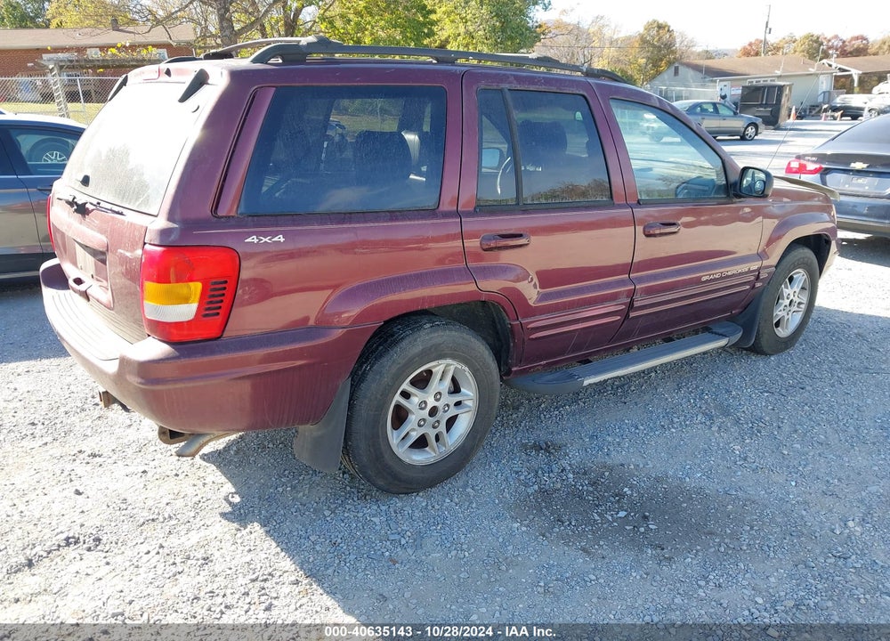 1999 JEEP GRAND CHEROKEE LIMITED VIN: 1J4GW68S7XC681069