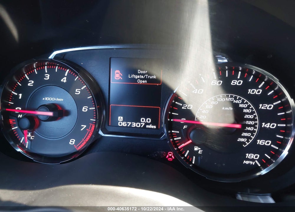 2019 SUBARU WRX VIN: JF1VA1A64K9818587