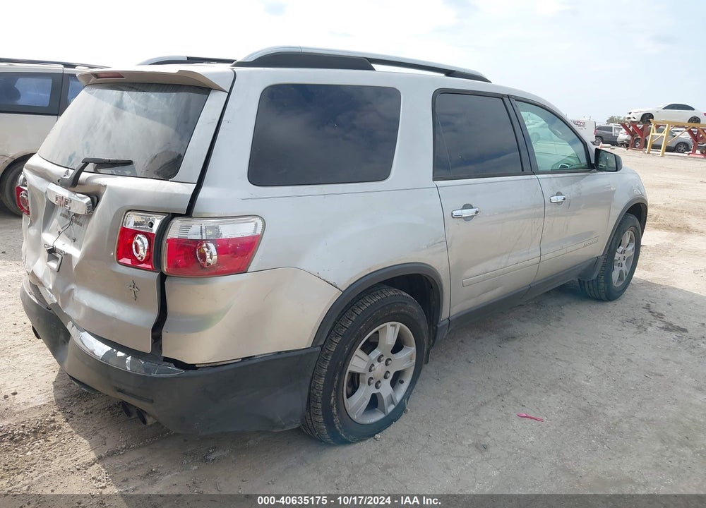 2007 GMC ACADIA SLE-1 VIN: 1GKER13727J158780