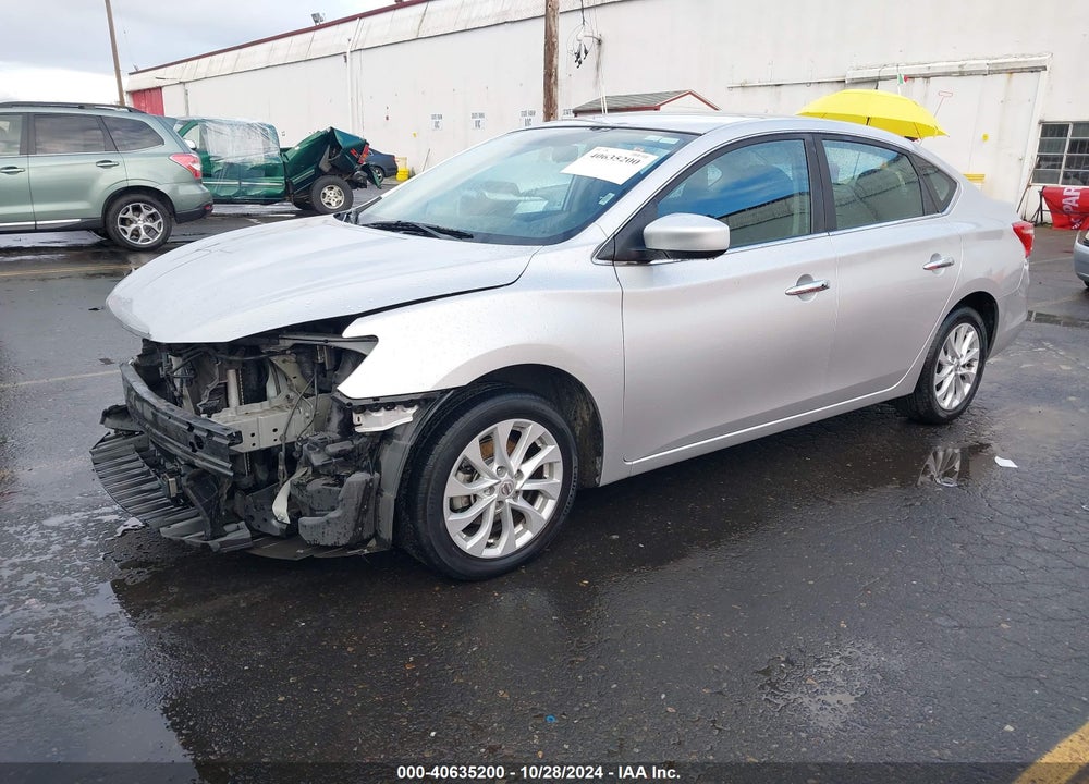 2019 NISSAN SENTRA SV VIN: 3N1AB7APXKL623427