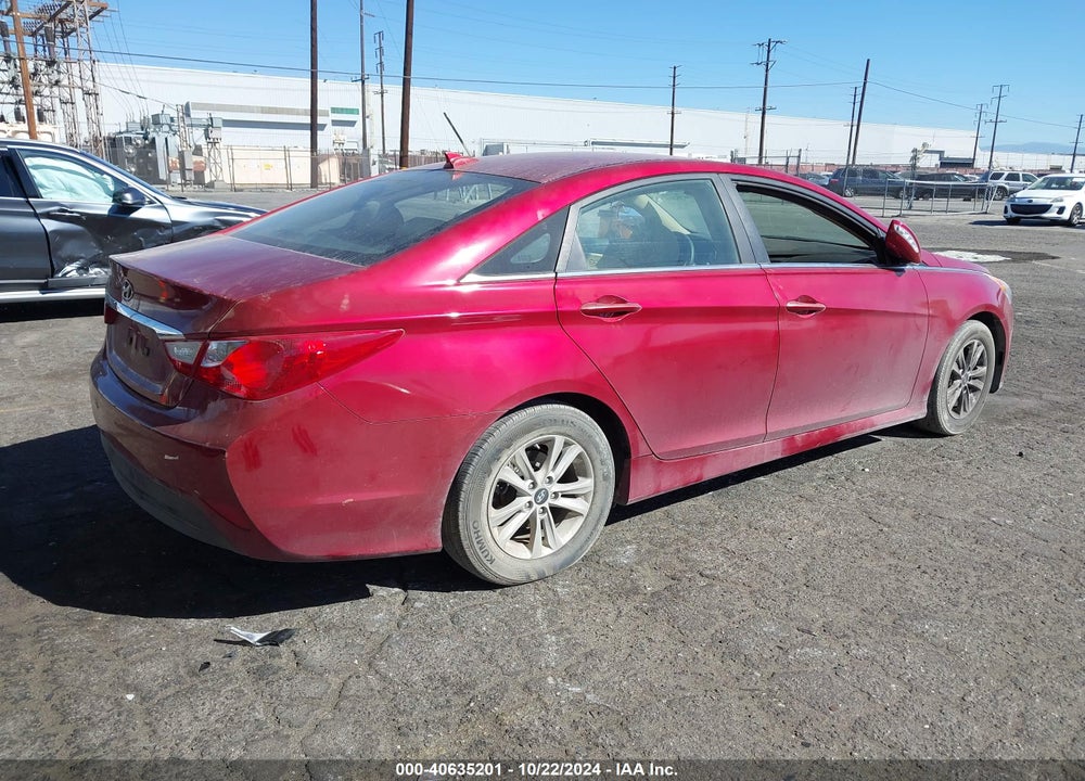 2014 HYUNDAI SONATA GLS VIN: 5NPEB4AC8EH928181