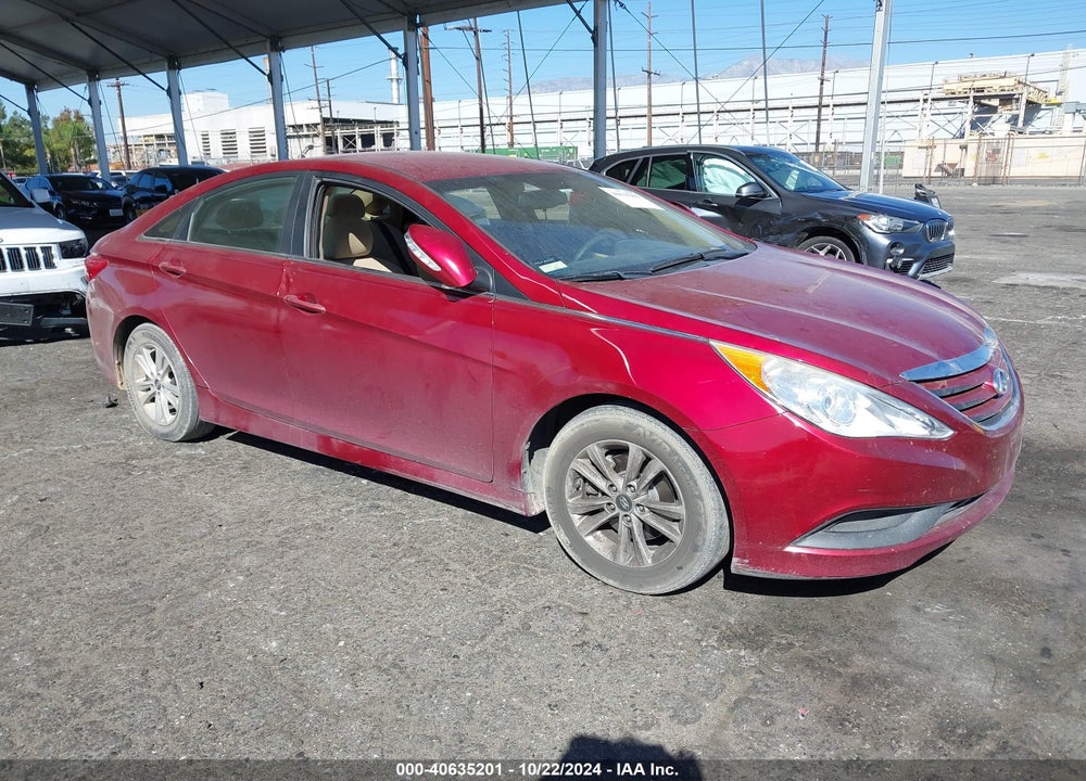 2014 HYUNDAI SONATA GLS VIN: 5NPEB4AC8EH928181