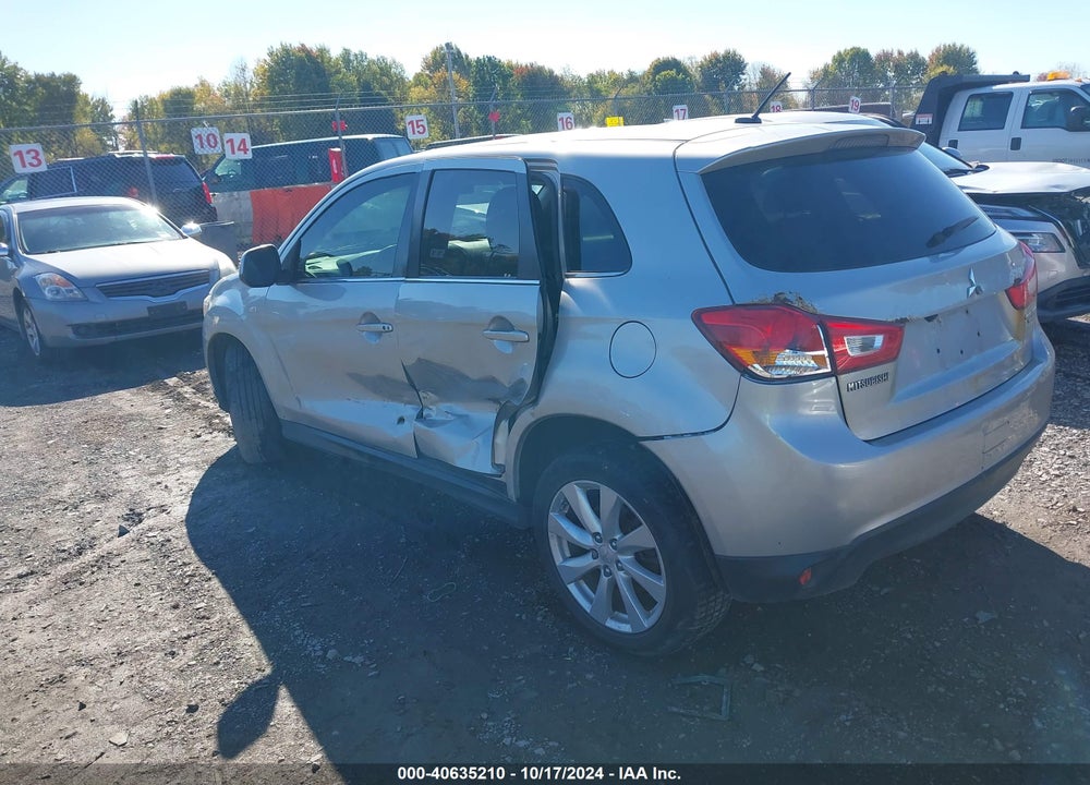 2014 MITSUBISHI OUTLANDER SPORT SE VIN: 4A4AR4AU3EE006395