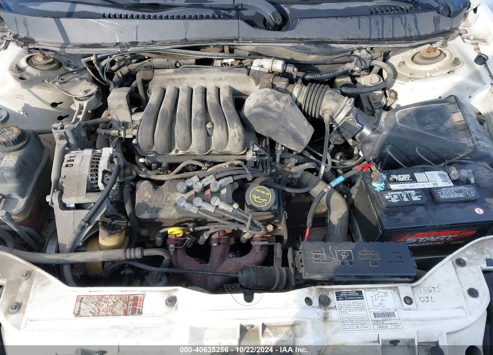 2001 FORD TAURUS SE VIN: 1FAFP53U01A122666