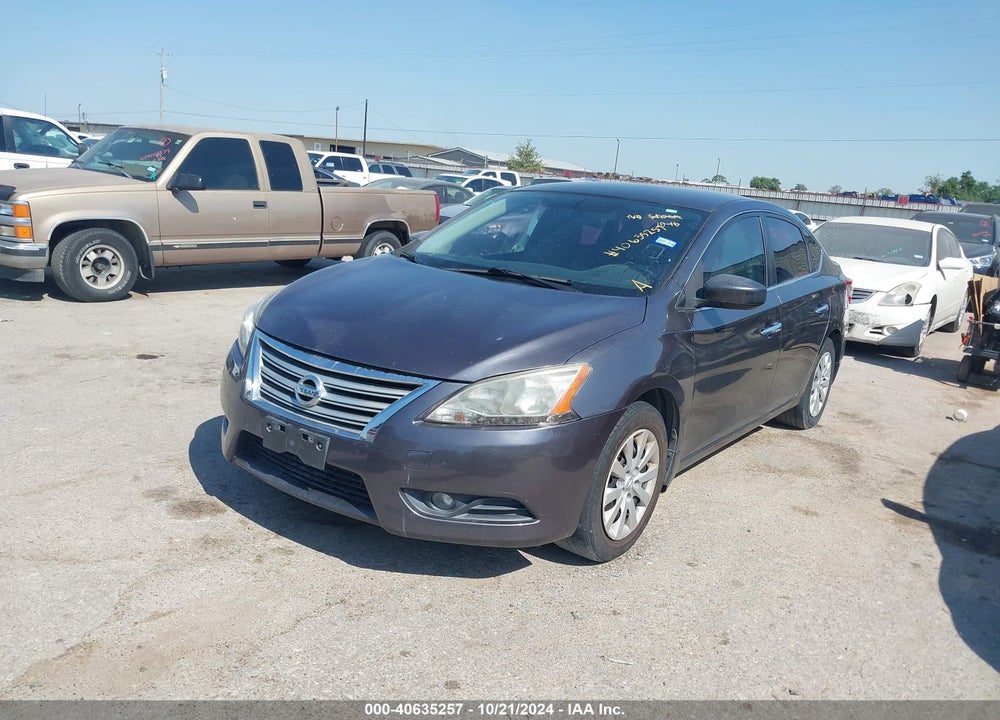 2013 NISSAN SENTRA SV VIN: 3N1AB7AP0DL631801