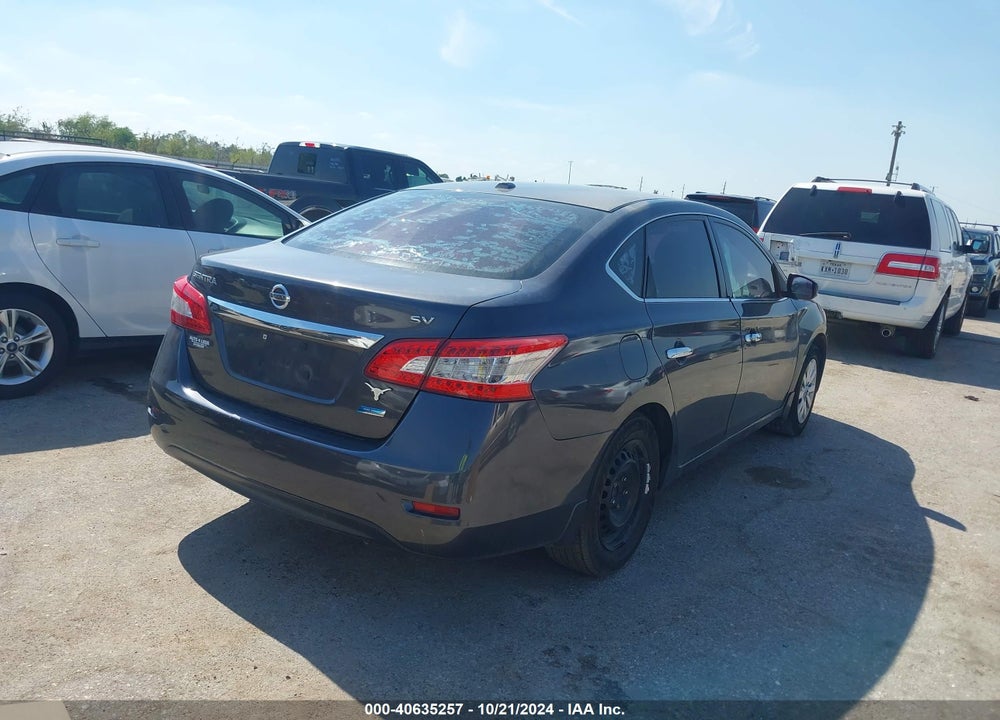 2013 NISSAN SENTRA SV VIN: 3N1AB7AP0DL631801
