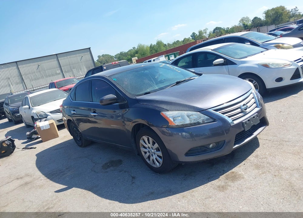 2013 NISSAN SENTRA SV VIN: 3N1AB7AP0DL631801