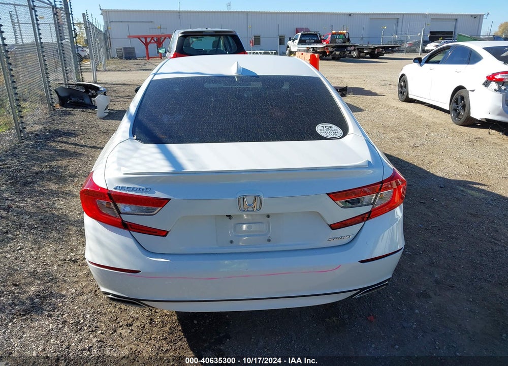 2019 HONDA ACCORD SPORT VIN: 1HGCV1F35KA111857