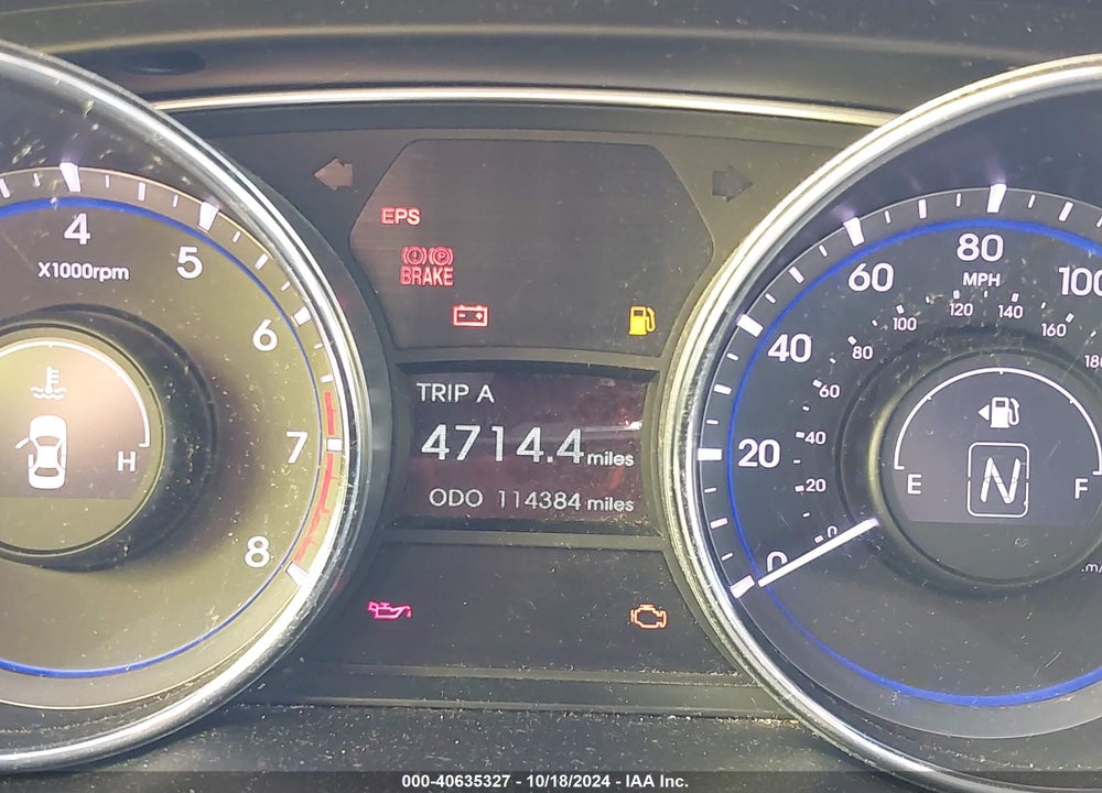 2011 HYUNDAI SONATA GLS VIN: 5NPEB4AC9BH135757