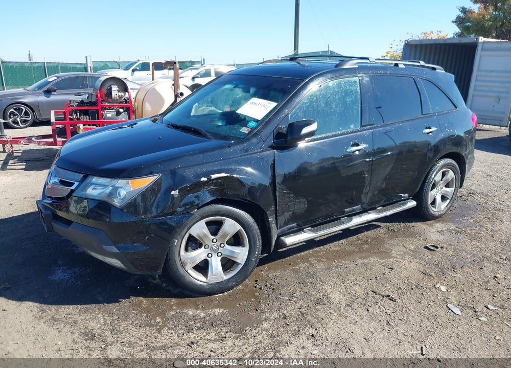 2007 ACURA MDX SPORT PACKAGE VIN: 2HNYD28587H524340