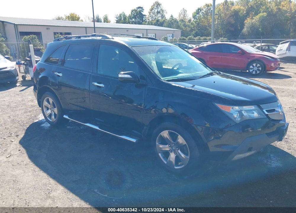 2007 ACURA MDX SPORT PACKAGE VIN: 2HNYD28587H524340