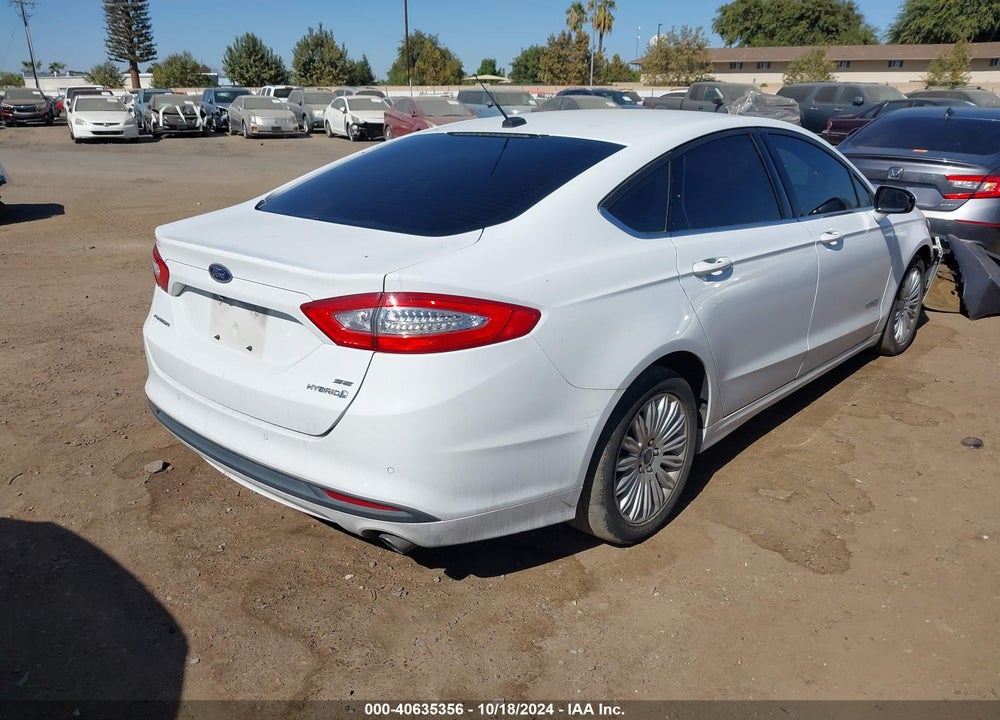 2016 FORD FUSION HYBRID SE VIN: 3FA6P0LU9GR397938