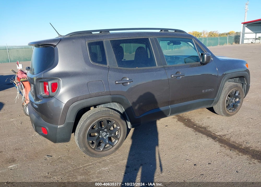 2017 JEEP RENEGADE LATITUDE 4X4 VIN: ZACCJBBB4HPE63480