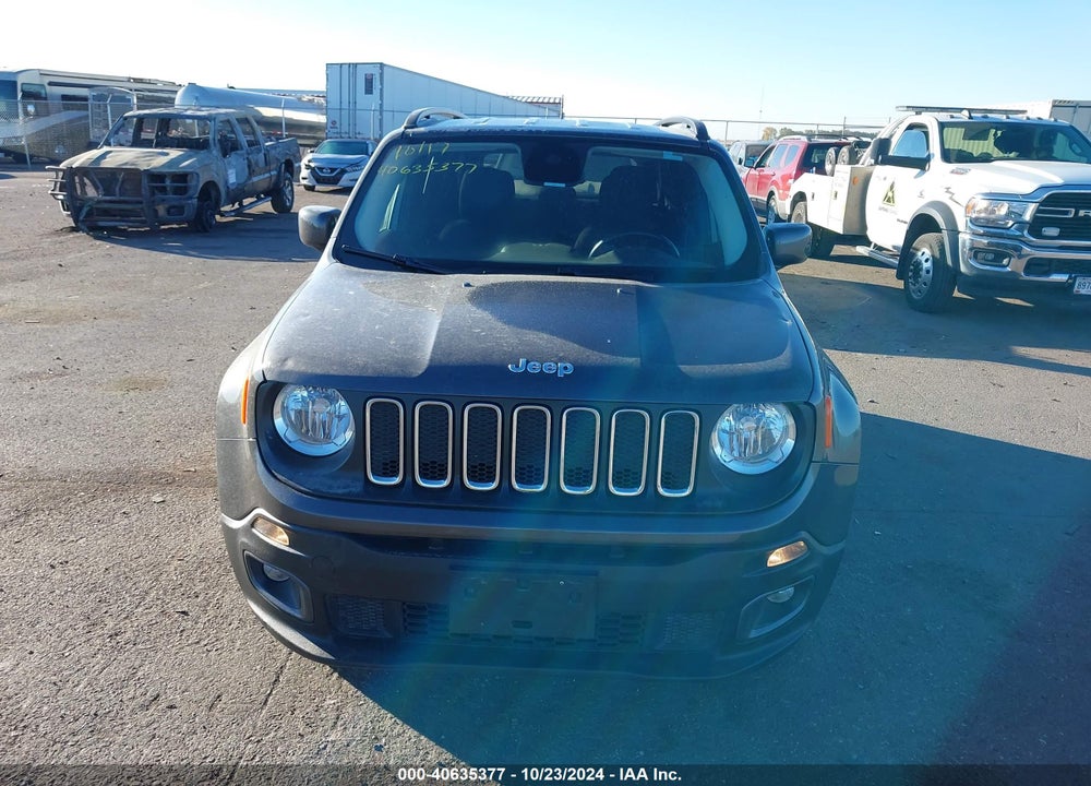 2017 JEEP RENEGADE LATITUDE 4X4 VIN: ZACCJBBB4HPE63480
