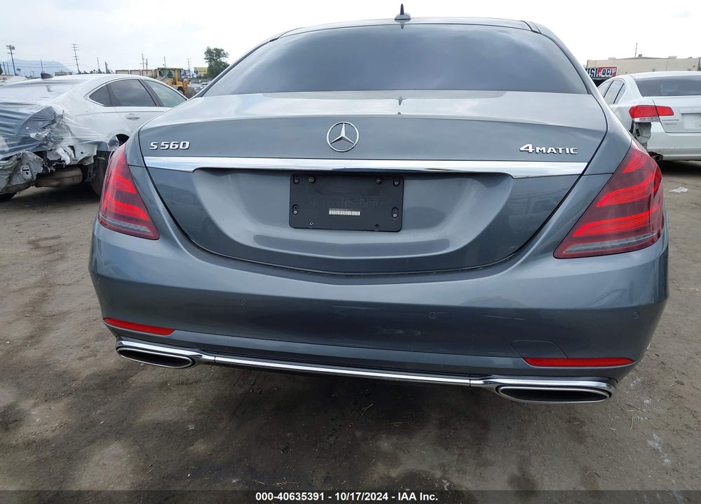 2019 MERCEDES-BENZ S 560 4MATIC VIN: WDDUG8GB2KA473517