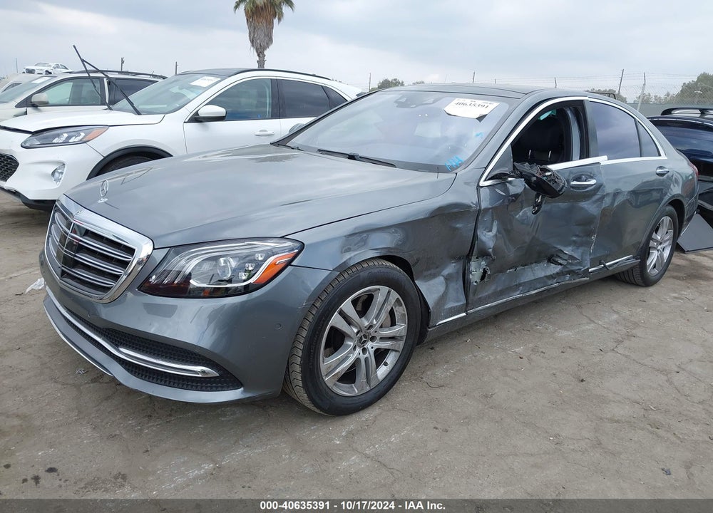 2019 MERCEDES-BENZ S 560 4MATIC VIN: WDDUG8GB2KA473517