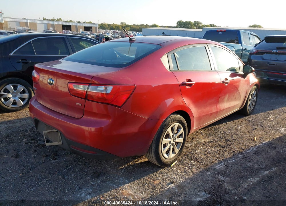 2015 KIA RIO LX VIN: KNADM4A38F6455638
