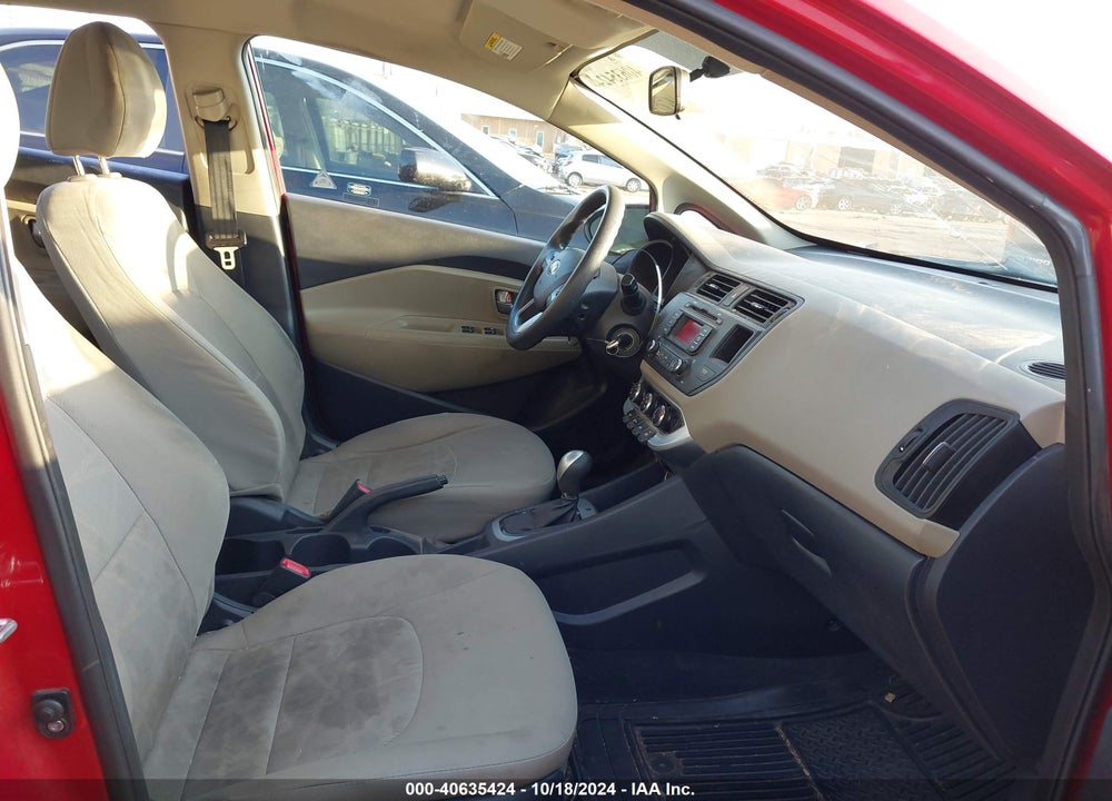 2015 KIA RIO LX VIN: KNADM4A38F6455638