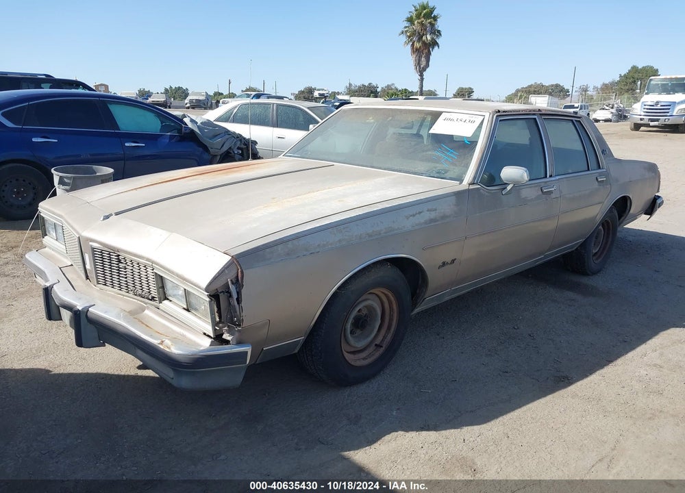 1984 OLDSMOBILE DELTA 88 ROYALE BROUGHAM VIN: 1G3AY69Y1EX317664