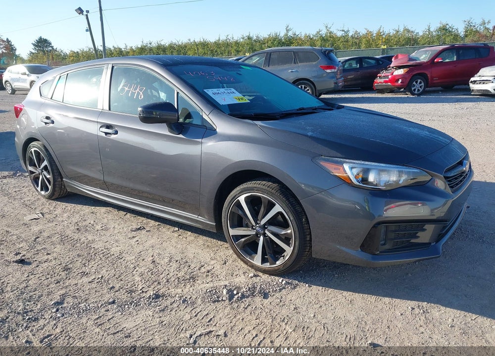 2022 SUBARU IMPREZA SPORT 5-DOOR VIN: 4S3GTAL67N3701202