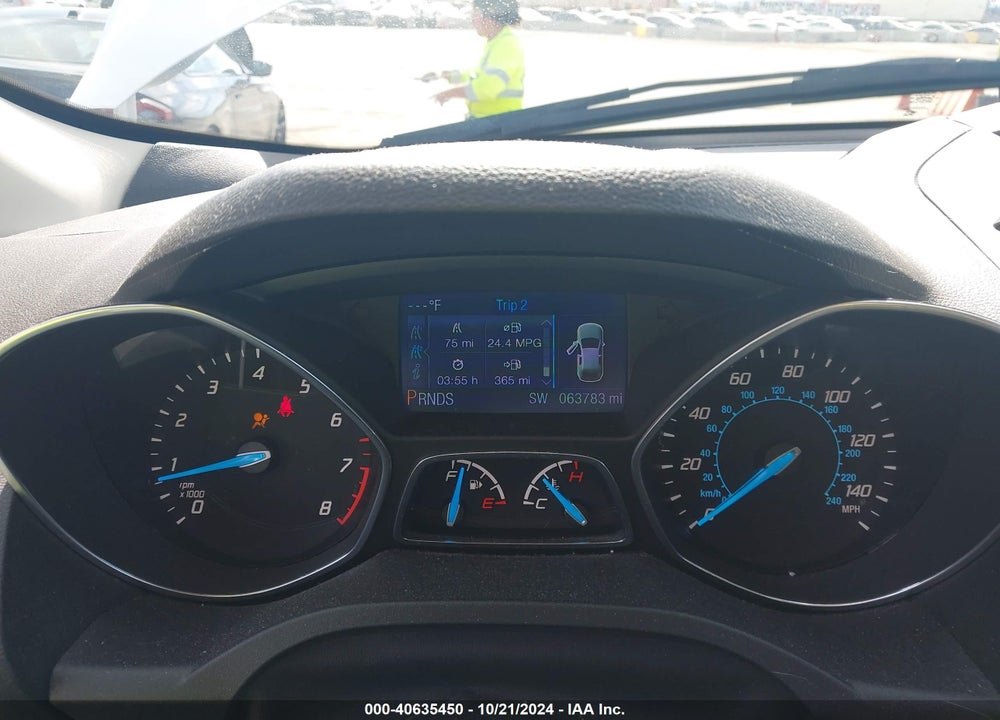 2014 FORD ESCAPE S VIN: 1FMCU0F71EUA62993