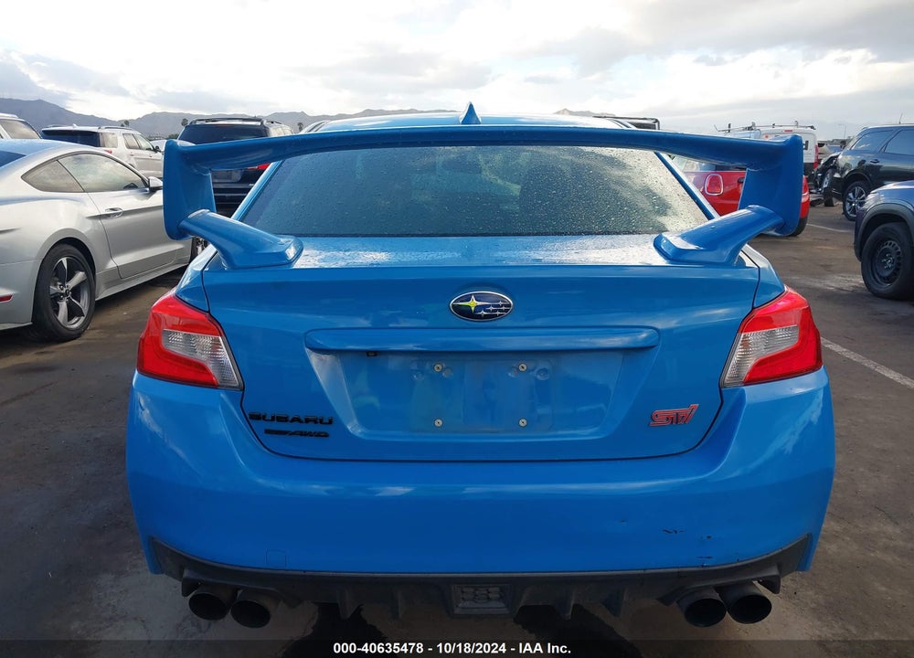 2016 SUBARU WRX STI SERIES.HYPERBLUE VIN: JF1VA2U67G9812971