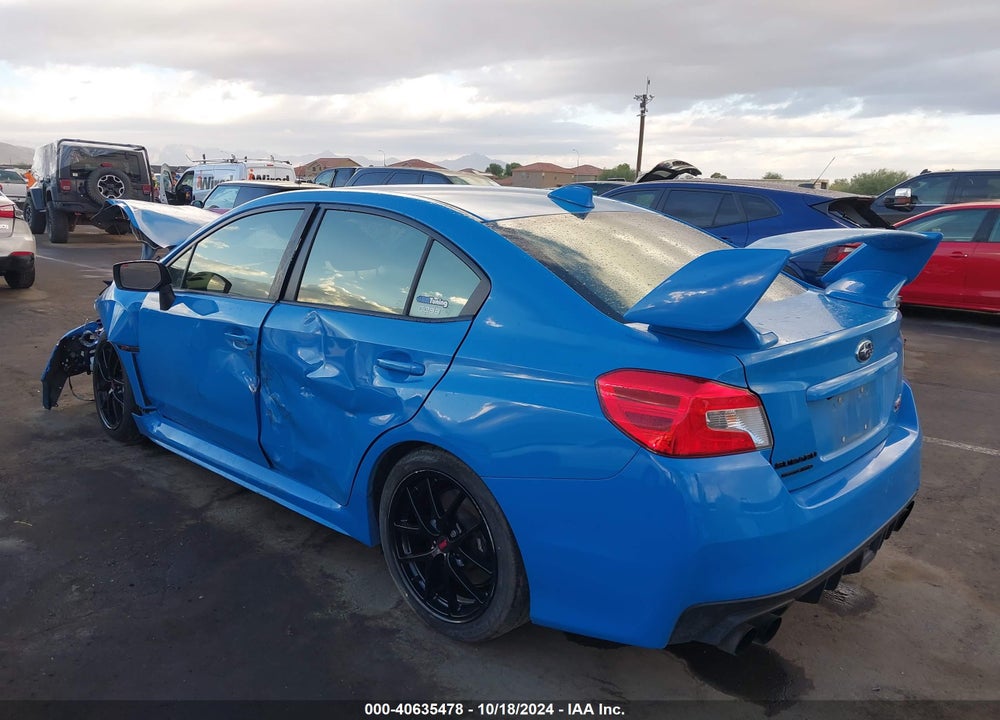 2016 SUBARU WRX STI SERIES.HYPERBLUE VIN: JF1VA2U67G9812971