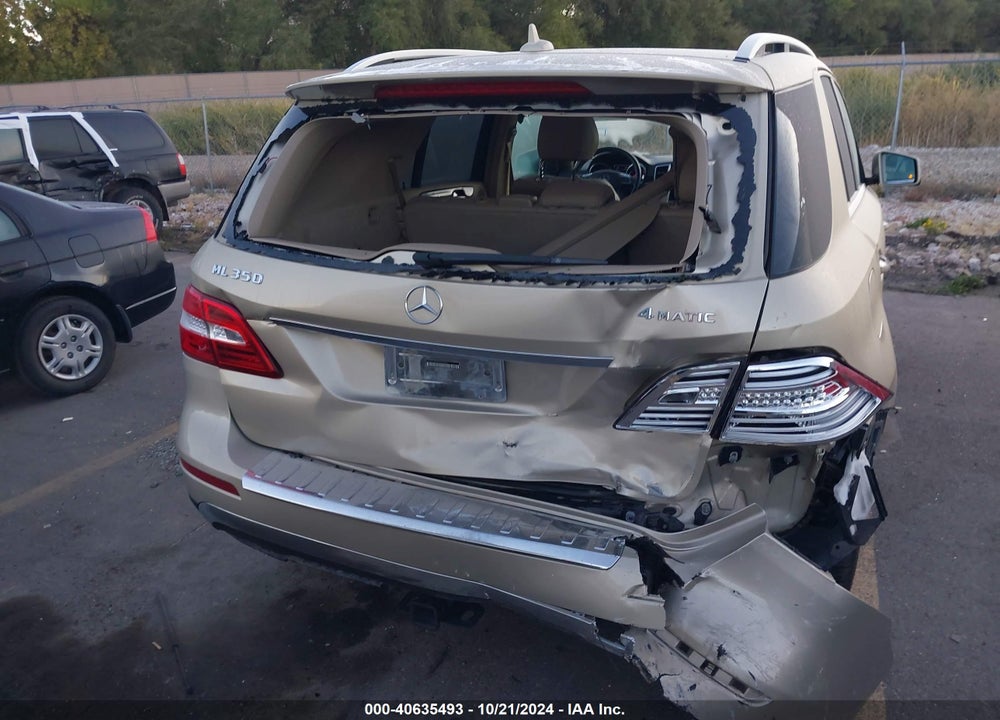 2013 MERCEDES-BENZ ML 350 4MATIC VIN: 4JGDA5HB4DA203003