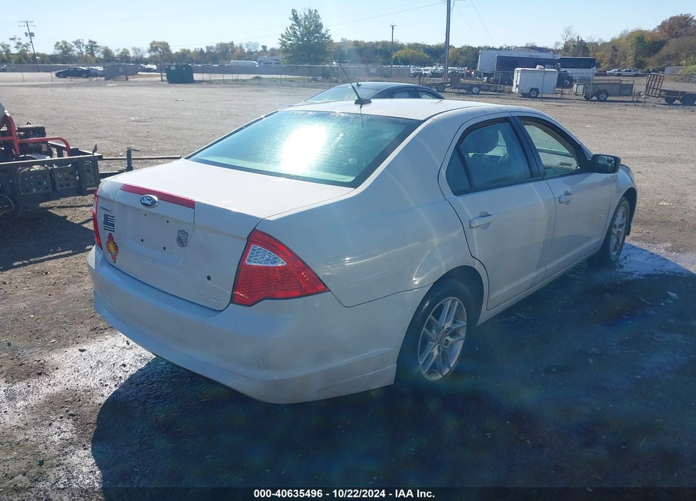 2012 FORD FUSION S VIN: 3FAHP0GA7CR390490