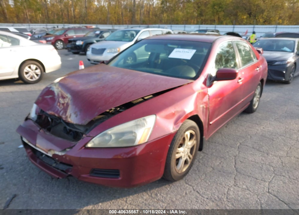 2006 HONDA ACCORD 2.4 SE VIN: 1HGCM56326A062410