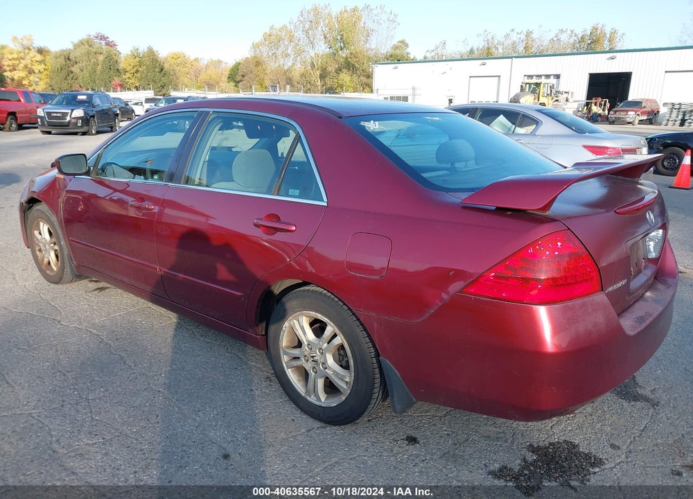 2006 HONDA ACCORD 2.4 SE VIN: 1HGCM56326A062410