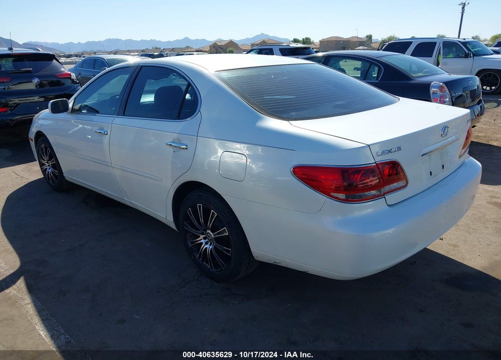 2006 LEXUS ES 330 VIN: JTHBA30G165172889